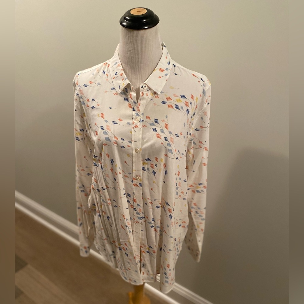 Barbour Button Down Shirt with Kite 🪁 Print